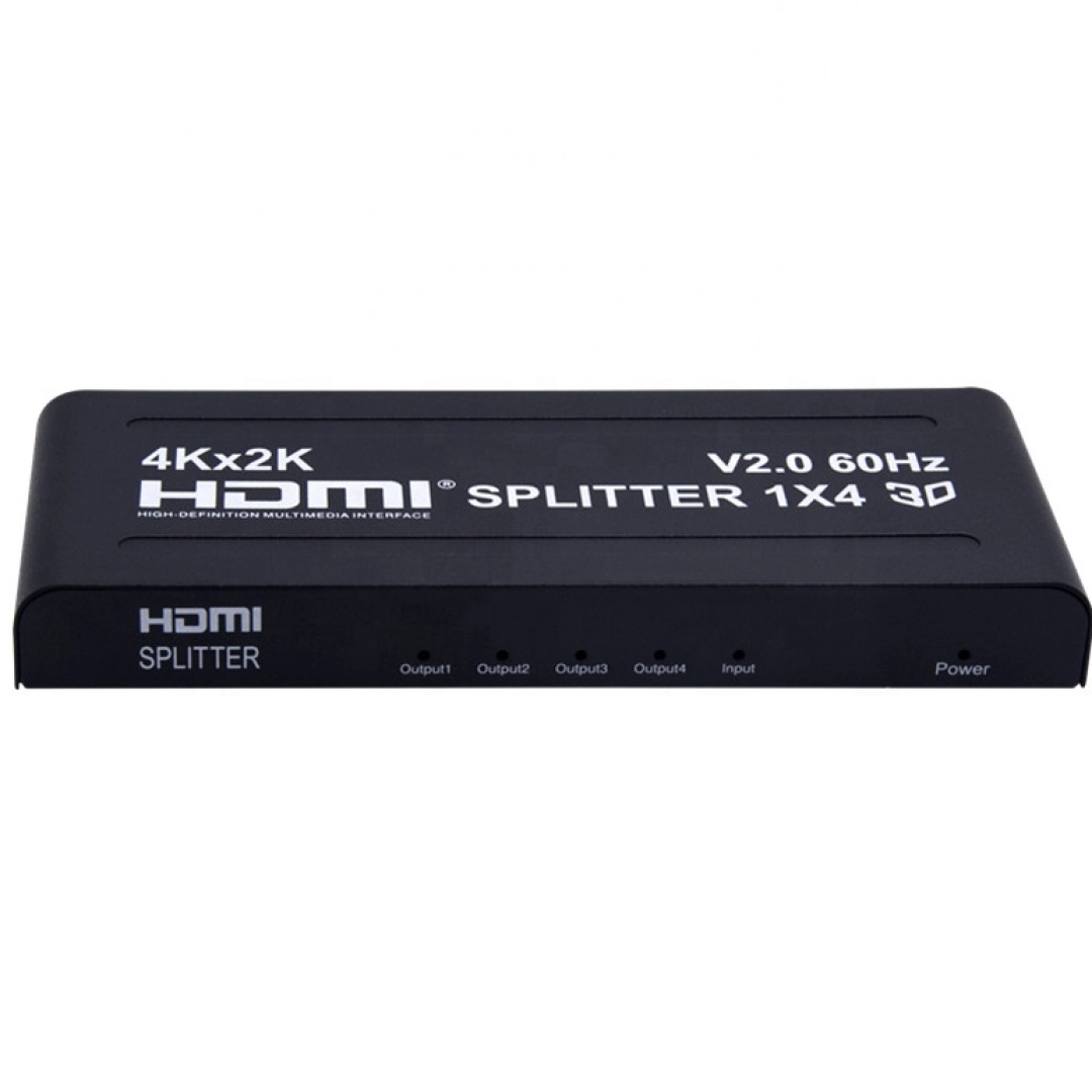 1x4 HDMI 2.0 (4Кх2К, 3D) /VСonn DD414A/ (5ta HDMI portli) tarmoqlovchisi