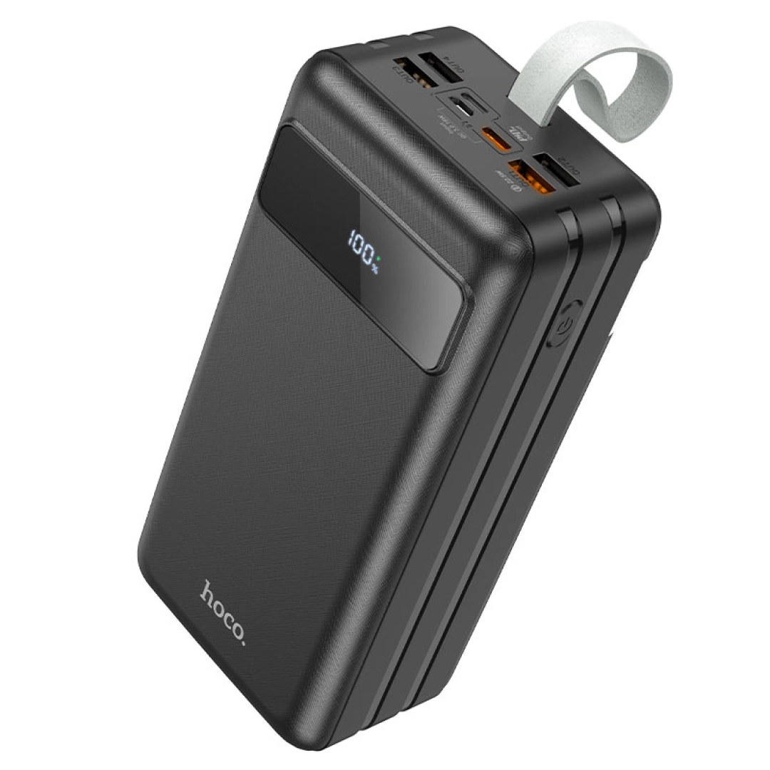 Power bank Hoco J86B 60000mAh qora tashqi akkumulyator