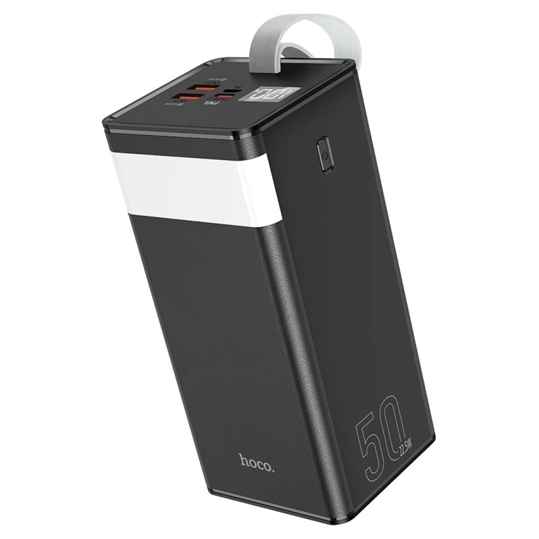 Power bank Hoco J86A 50000mAh qora tashqi akkumulyator