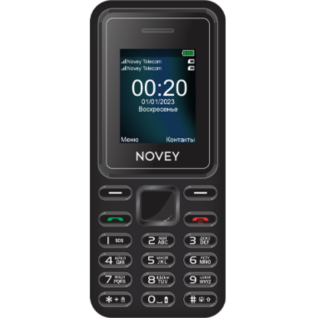 Novey P20i qora-qizil telefoni