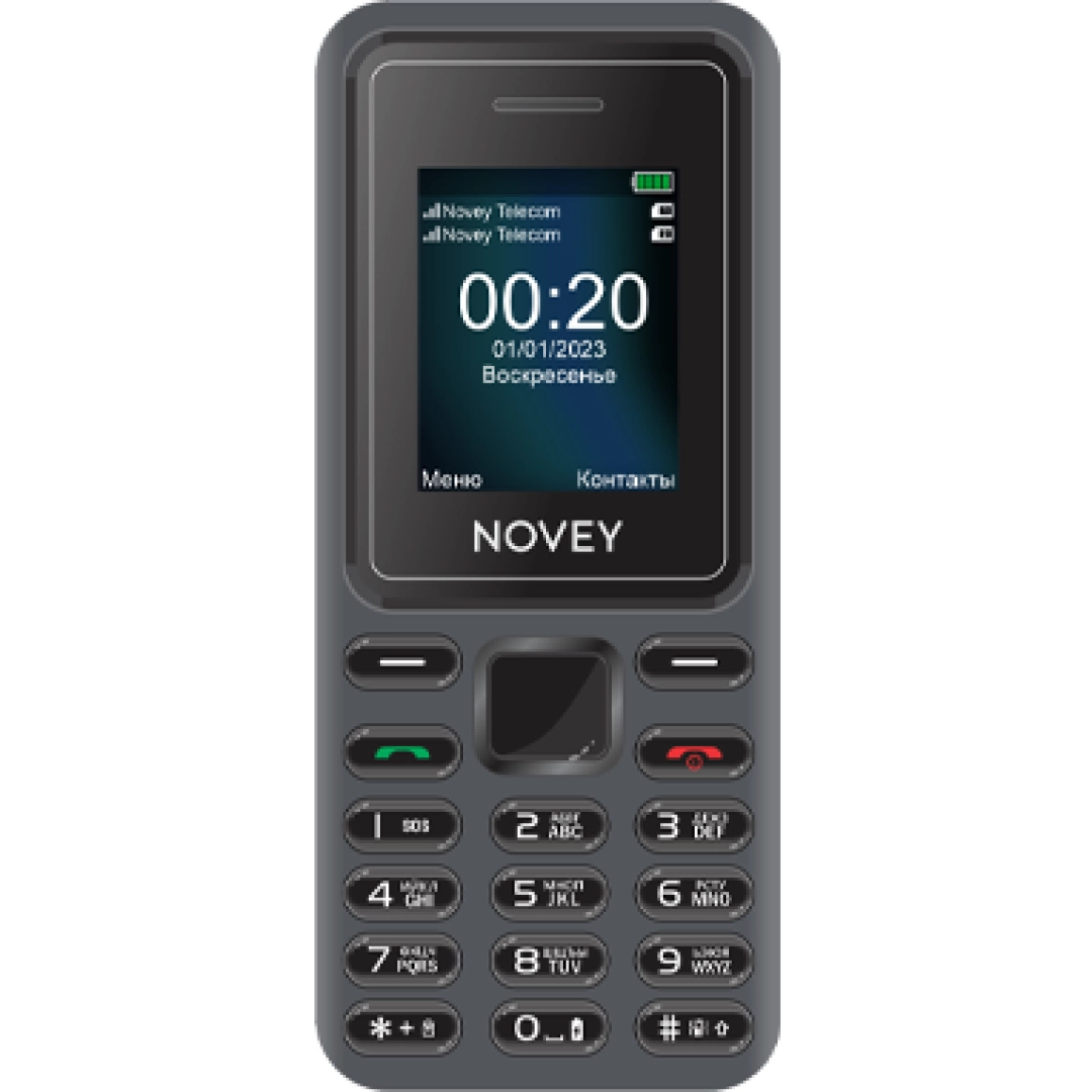 Novey P20i kulrang telefoni