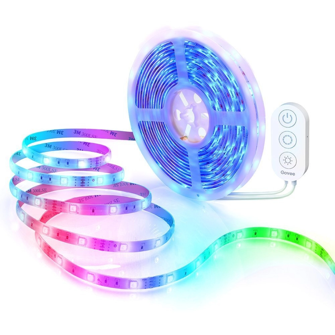 Лента светодиодная умная Govee H6110 RGB Smart Wi-Fi + Bluetooth LED Strip Lights 10м Белый