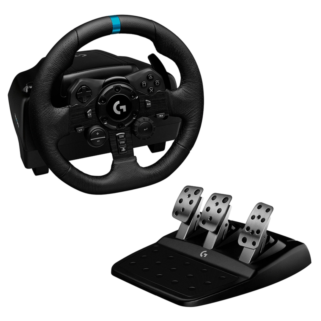 Игровой руль Logitech G923 Racing Wheel and Pedals for PS4 and PC