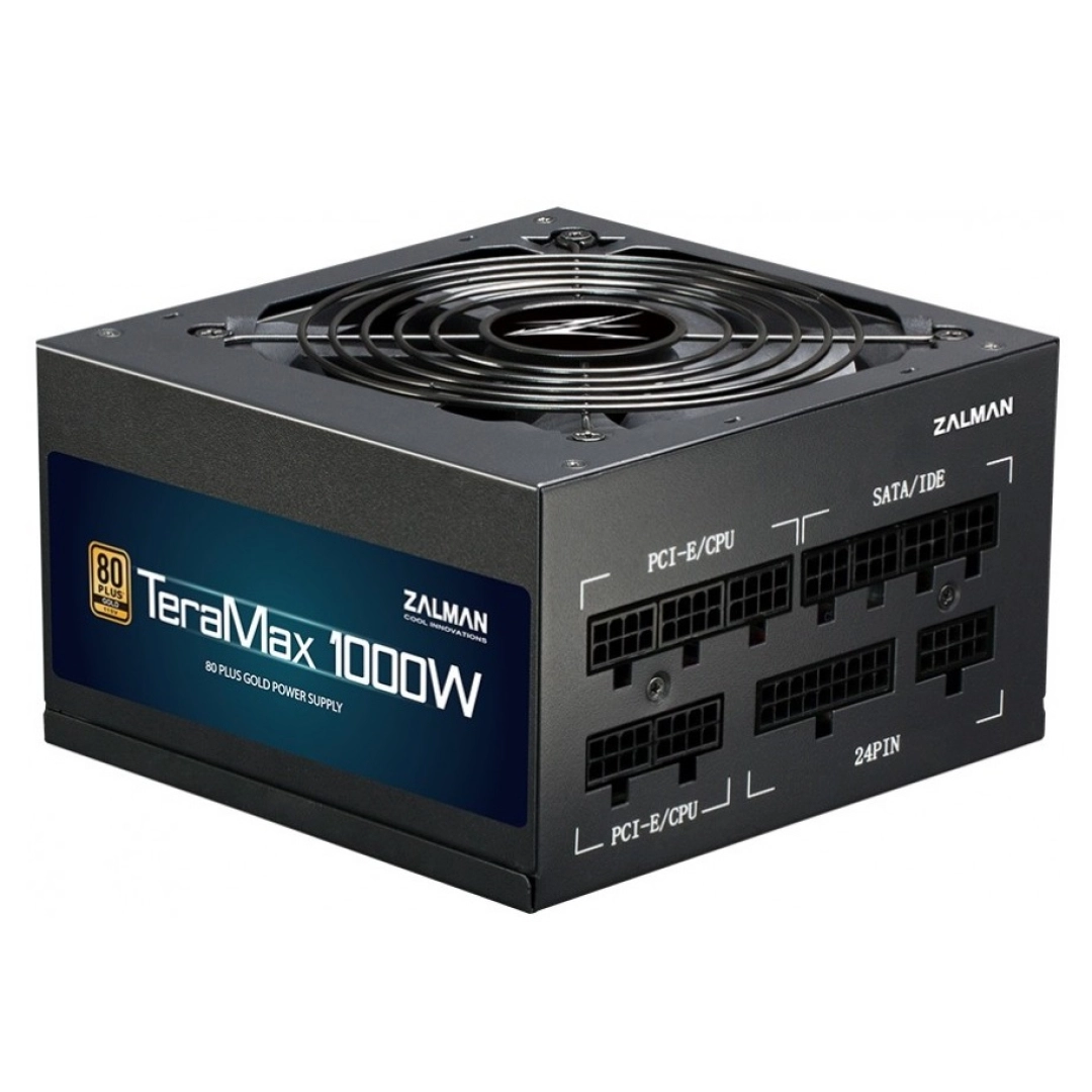 Блок питания Zalman Power supply TeraMax 1000-TMX (1000W), 100-240VAC, 90%, 80+ Gold