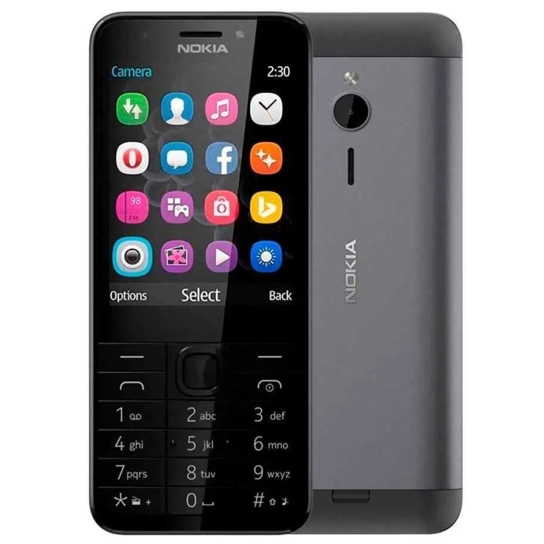 Nokia 230 DS NV EAC Silver telefoni