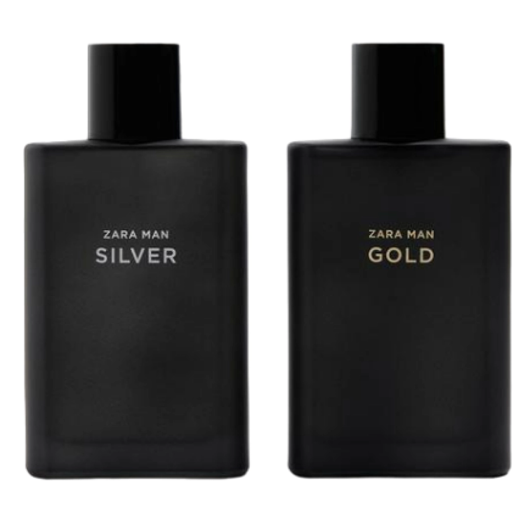 Zara Silver 100ml & Zara Gold 100ml - erkaklar uchun xushbo'ylangan suv