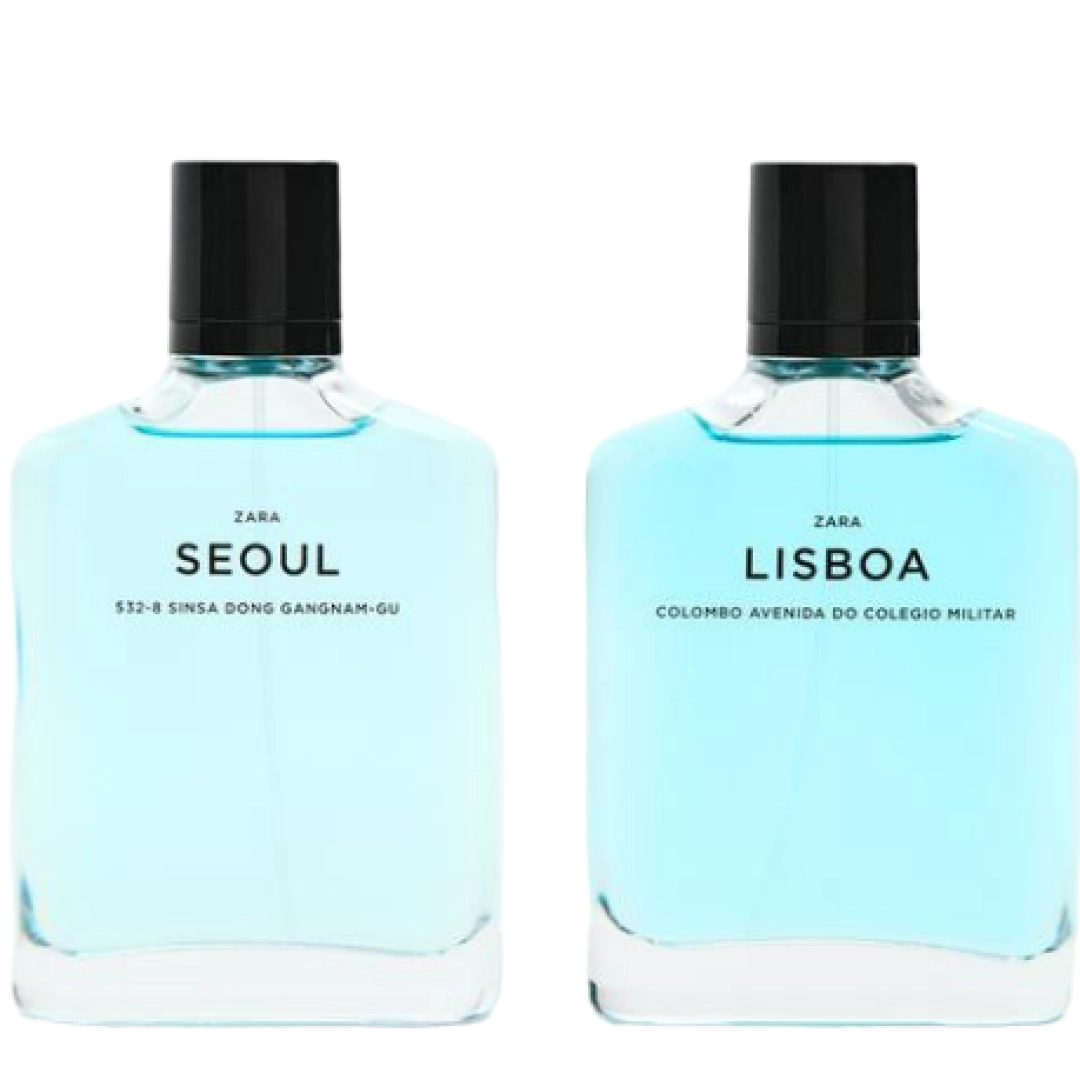 Zara Seoul 100ml & Zara Lisboa 100ml - erkaklar uchun xushbo'ylangan suv