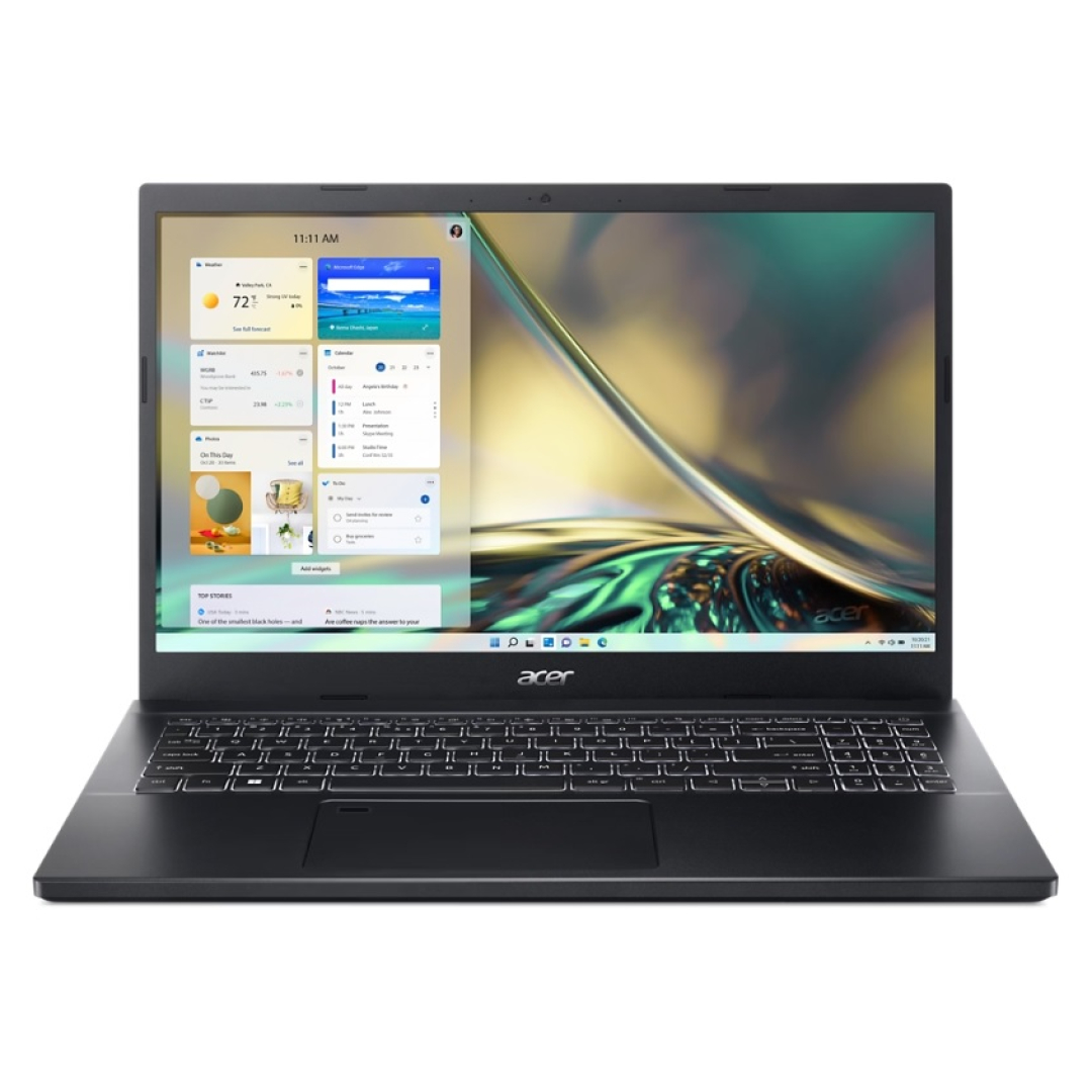 Acer Aspire 7 A715-76G-54NX, Core i5-12450H, DDR 8GB, SSD 512GB , GTX1650 4GB, FHD 15.6