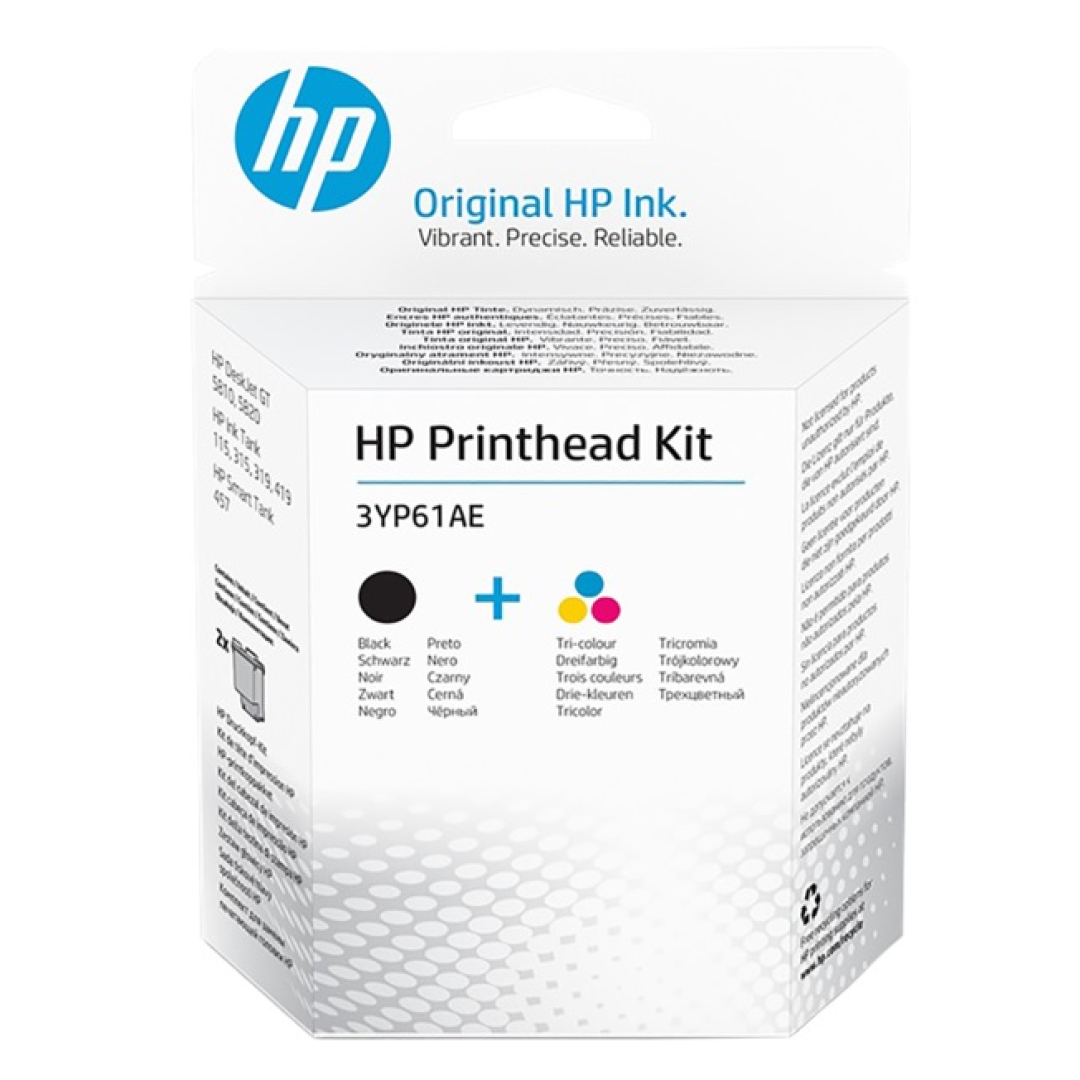 Комплект печатающих головок HP GT 3YP61AE (черная и трехцветная)