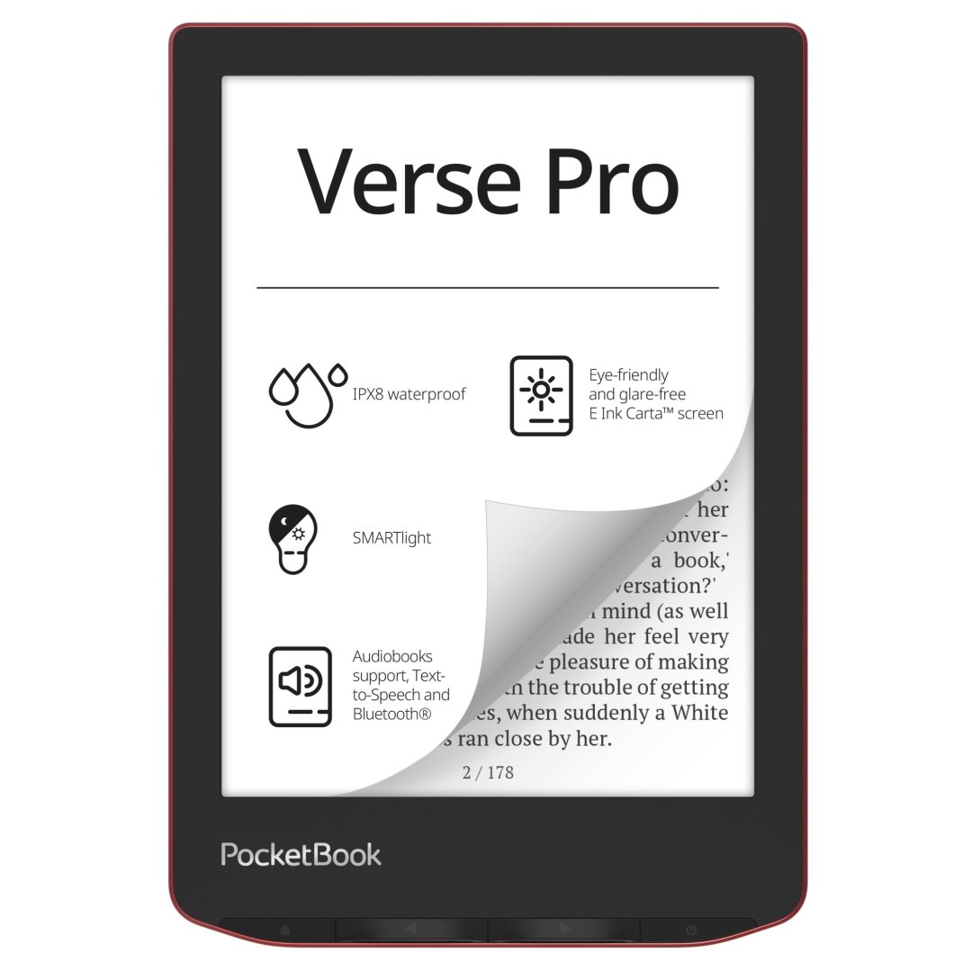 Электронная книга PocketBook 634 Verse Pro Passion Red