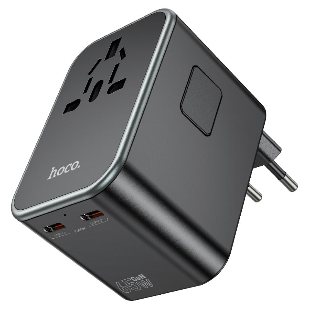 Hoco AC17 Universal Travel Adaptor zaryadlash qurilmasi