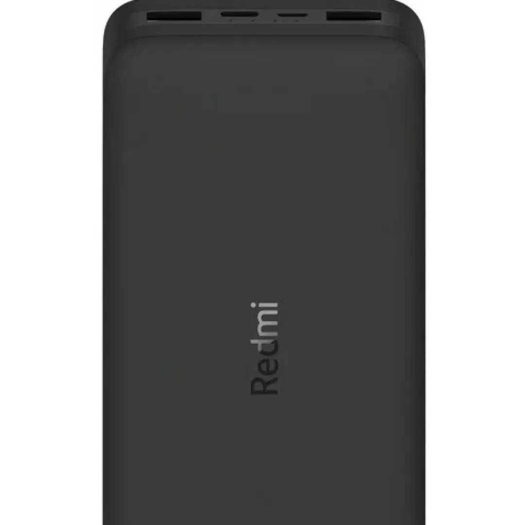 20000mAh Redmi 18W Fast Charge Power Bank Black tashqi akkumulyatori