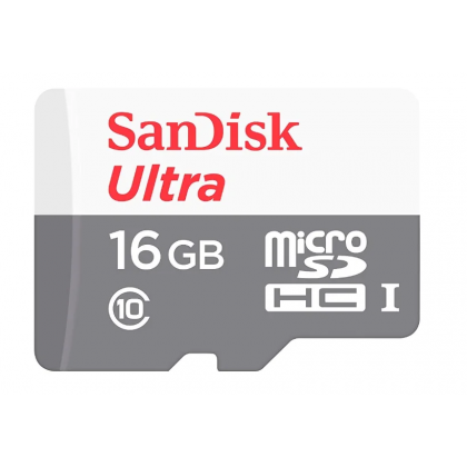 SanDisk Ultra microSD 80MB/s 16GB AAA xotira kartasi