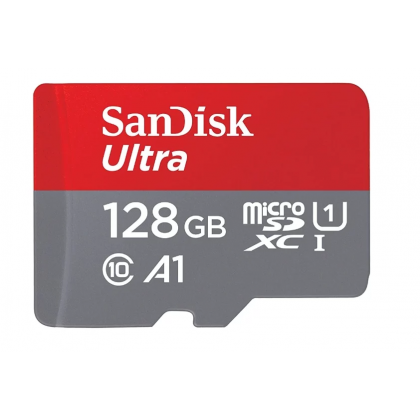 SanDisk Ultra microSDHC Class 10 100MB/s 128GB + SD adapter xotira kartasi