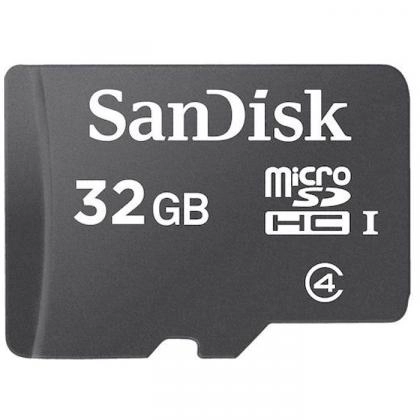 SanDisk microSDHC Card 32GB Class 4 xotira kartasi