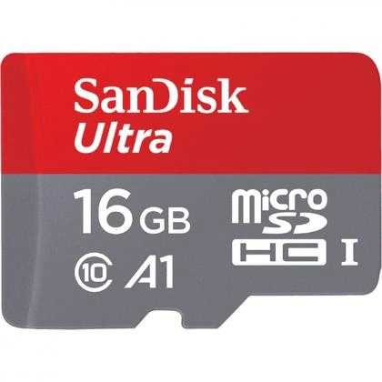 SanDisk Ultra microSDHC Class 10 100MB/s 16GB + SD adapter xotira kartasi