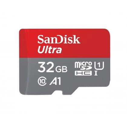 SanDisk Ultra microSDHC Class 10 100MB/s 32GB + SD adapter xotira kartasi