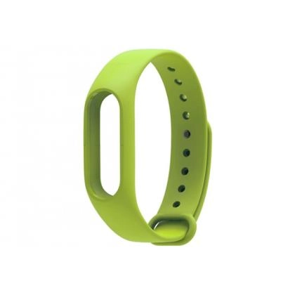 Mi Band 2 uchun Strap (Black, Green) silikon tasmachasi