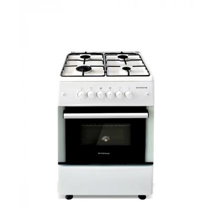 Газовая плита Femas BT60-21W/BR eco (Белая, Коричневая)