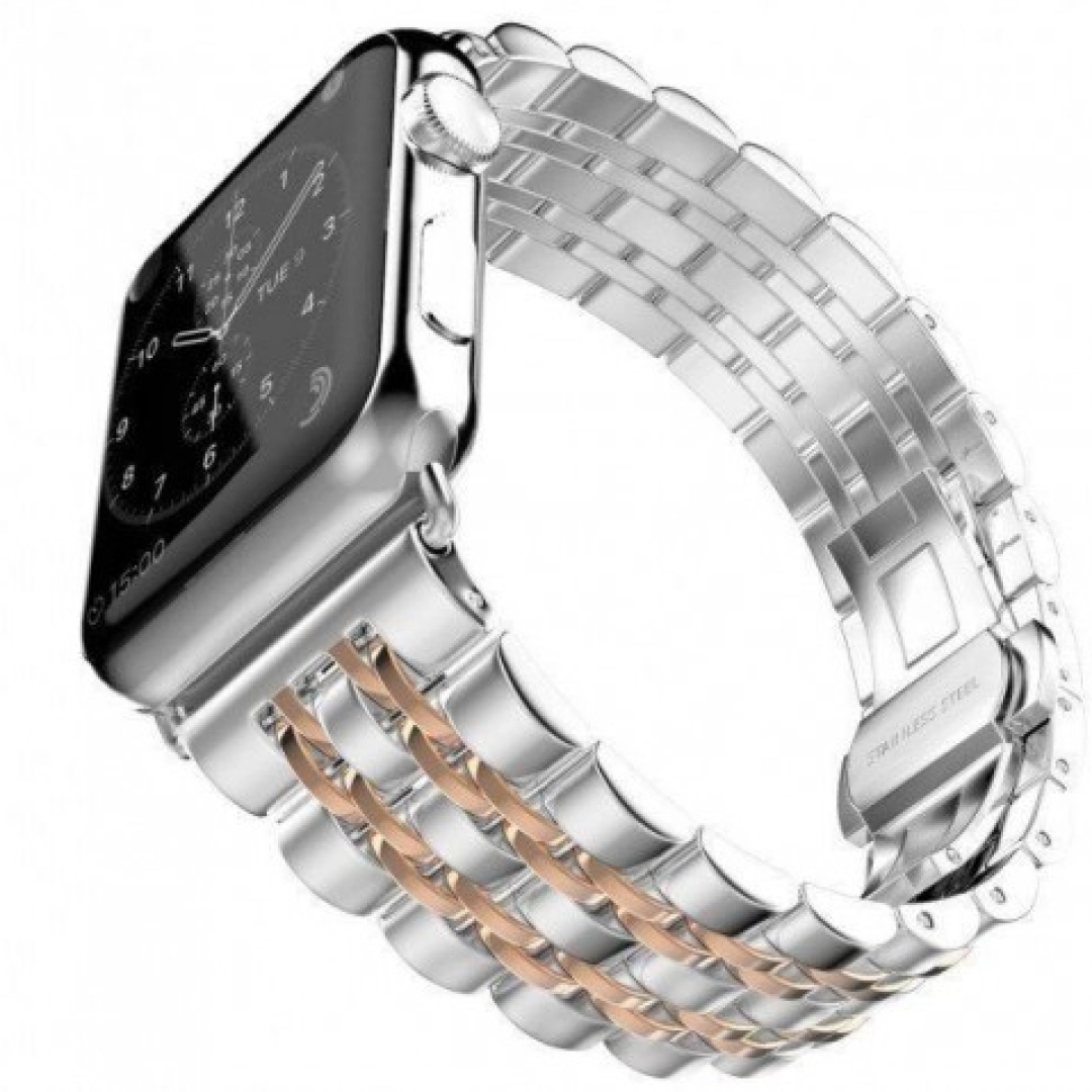 Часы браслет apple watch. Браслет на Эппл вотч металлический. Эппл вотч с металлическим ремешком. Металлический ремешок АПЛ вотч. Металлический браслет для часов Apple IWATCH 44.