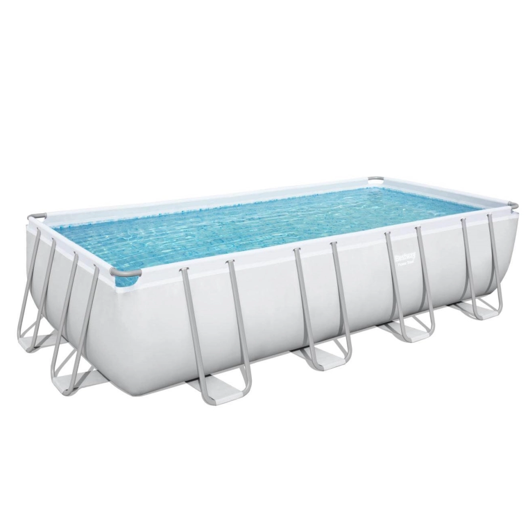 Bestway Power Steel Rectangular 549x274x122sm 56465b karkasli basseyni