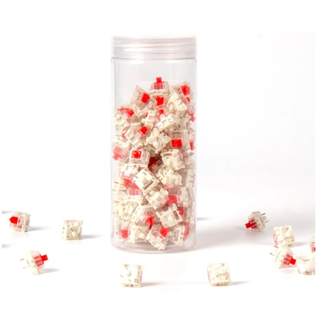 Mexanik kalitlar to'plami Keychron Gateron Silent Red 110 pcs