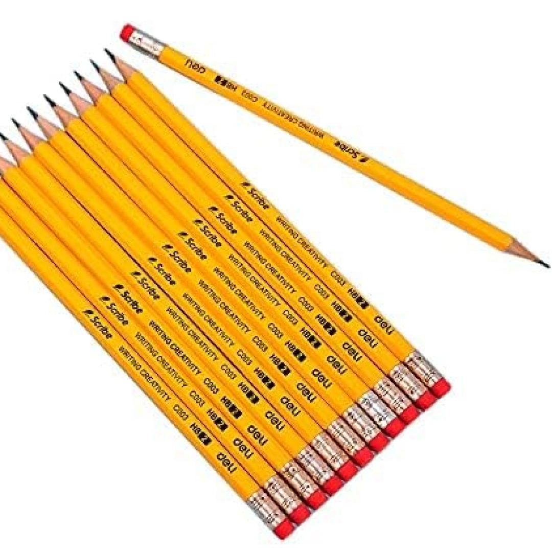 Oddiy grafit qalam Deli C003 HB (1 dona)