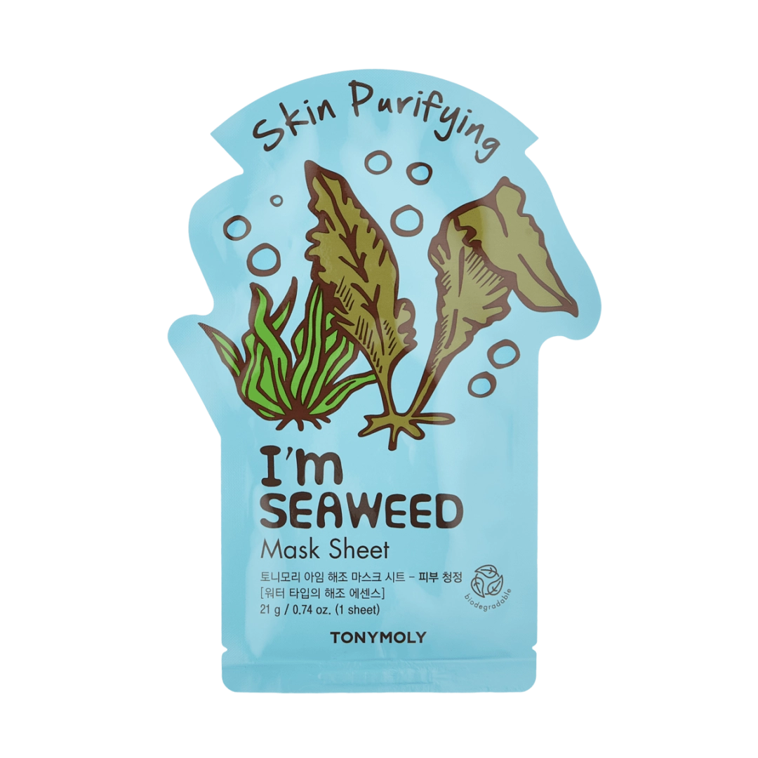 Yuz uchun mato niqobi I'M SEAWEEDS MASK SHEET – PURIFYING