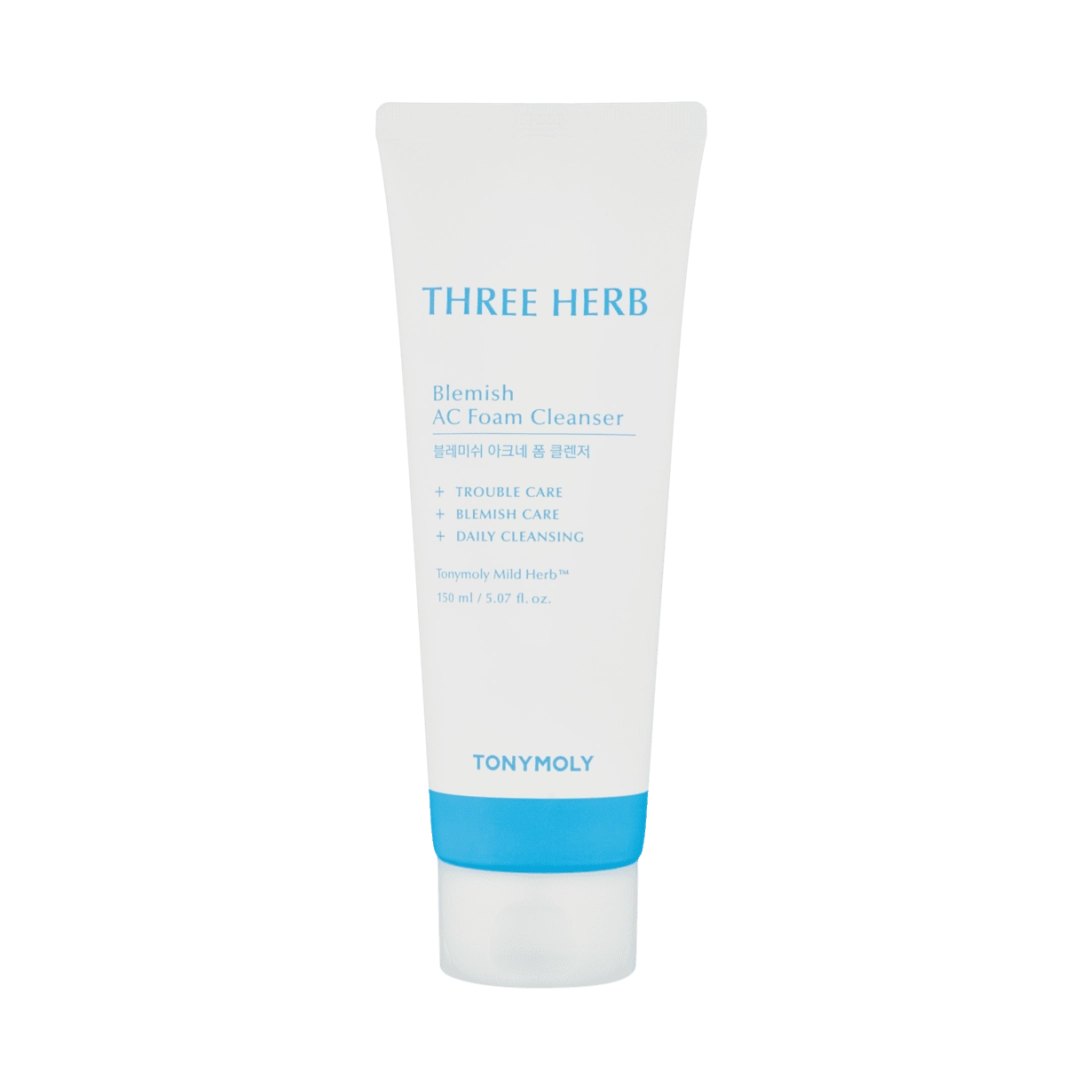 YUZ YUVISH PENKASI Three-Herb Blemish AC Foam Cleanser
