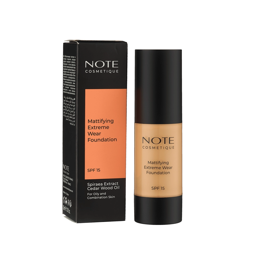 Tonal kremi NOTE MATTIFYING EXTREME WEAR FOUNDATION 101 SPF15 (30 ml)