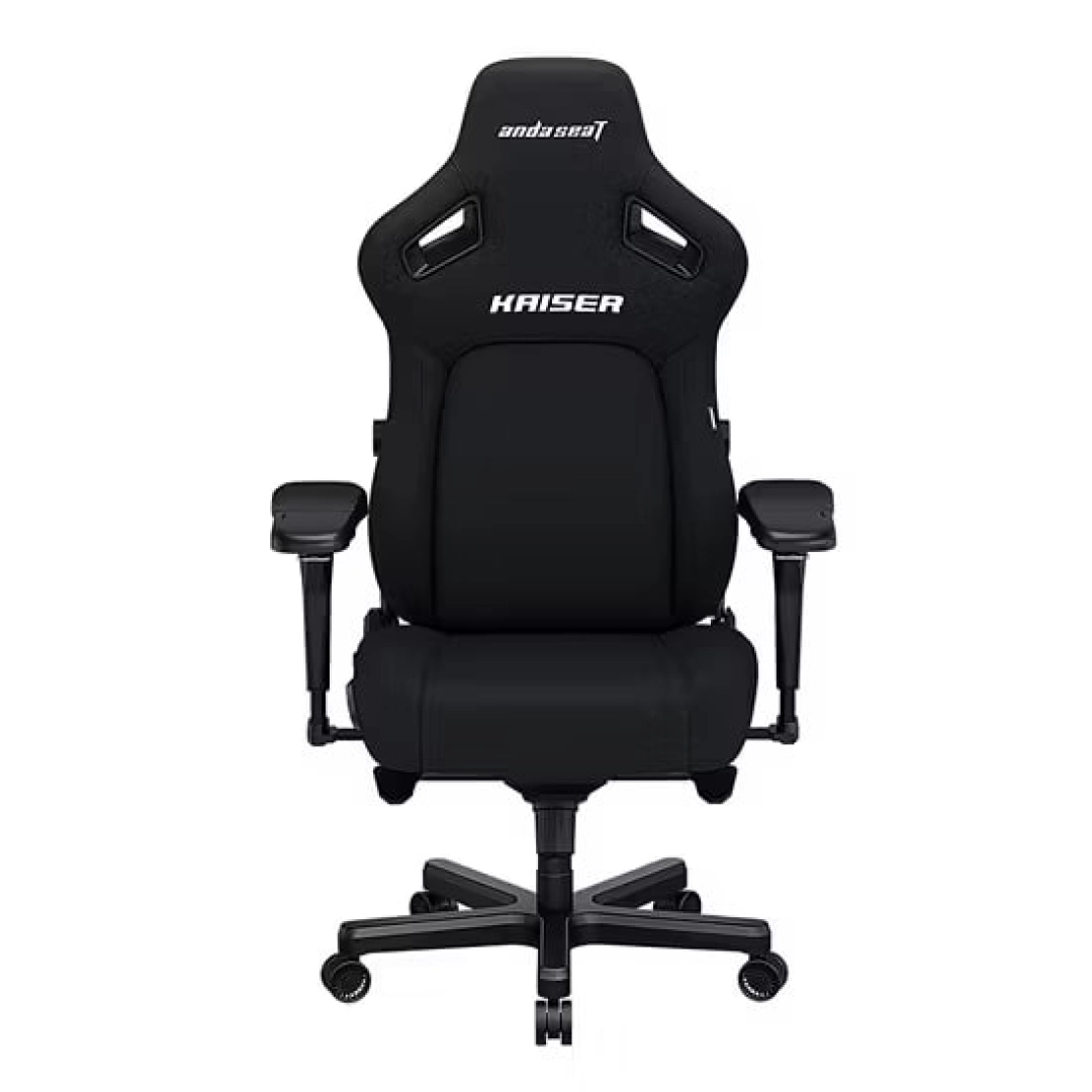 Anda Seat Kaiser 4 Size L Black fabric o‘yin kreslosi