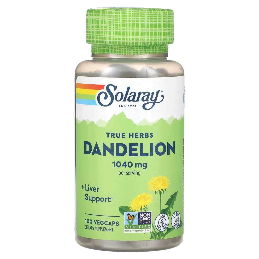 Solaray, True Herbs, O‘duvan-chik, 1040 mg, 100 o‘simlik kapsulasi VegCaps (01210)