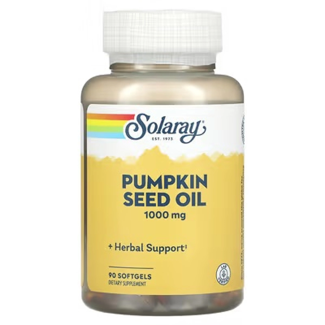 Solaray, qovoq yog'i, 1000 mg, 90 kapsula (10727)