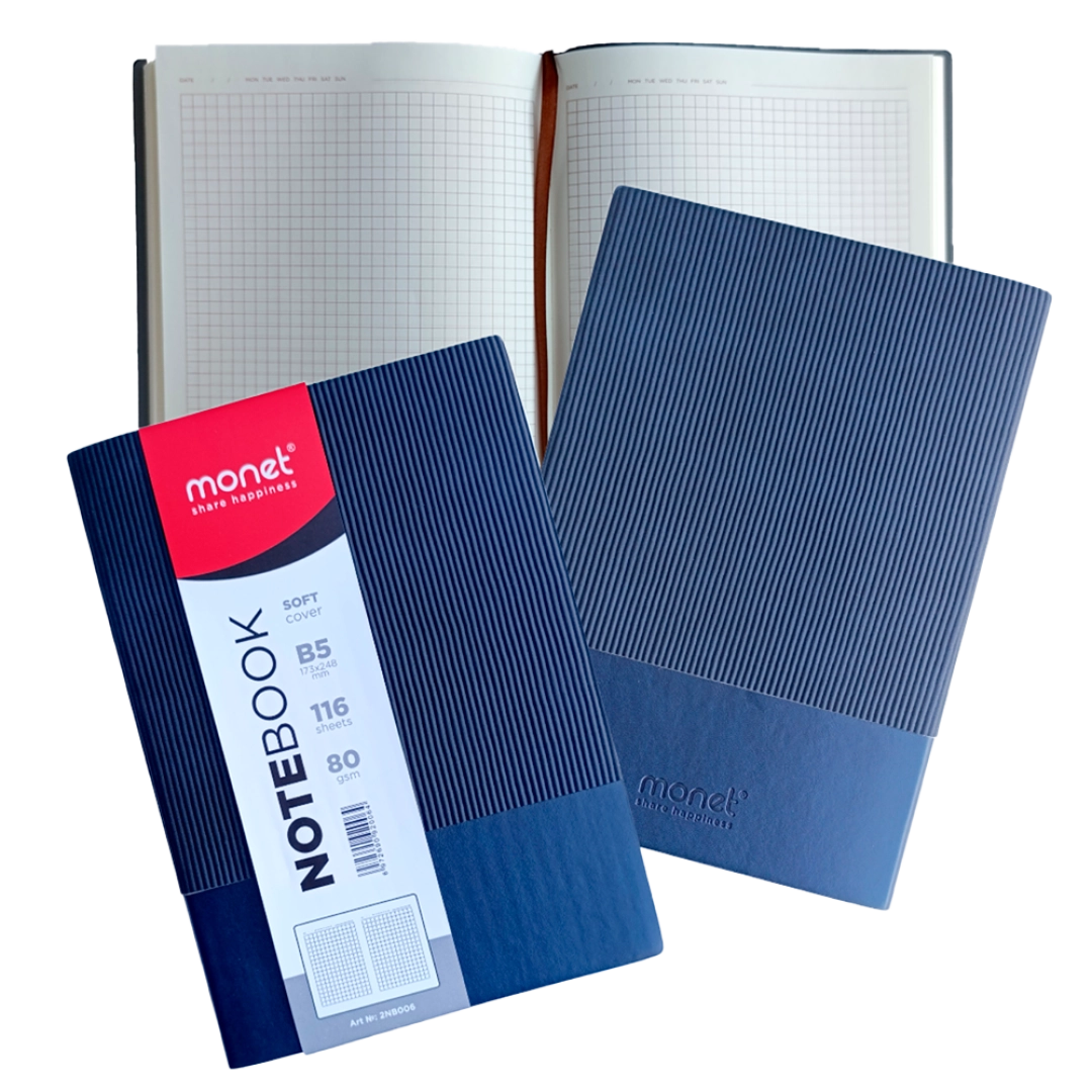Monet yon daftari, B5 format, katak, 116 sahifa 80gsm 2NB006 (1/63)