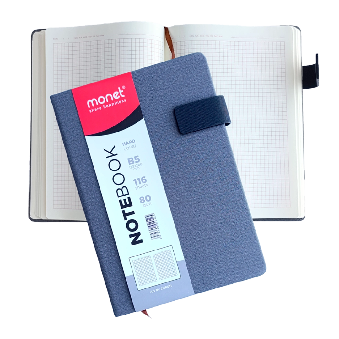 Bloknot 3 xil rangda, V5 formatda, katakli, 116 sahifali 80gsm 2NB011 (1/64)