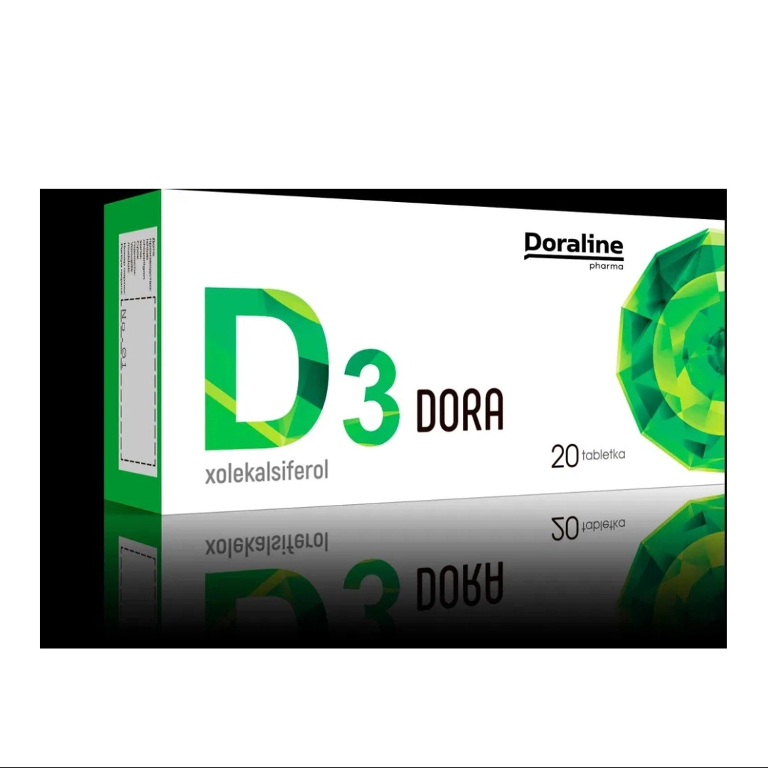 Doraline Vitamin D3 20 tabletka