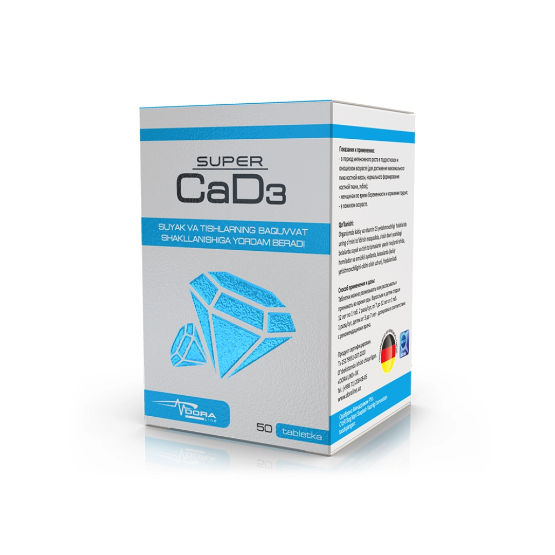 Doraline Super CaD3 50 ta tabletka