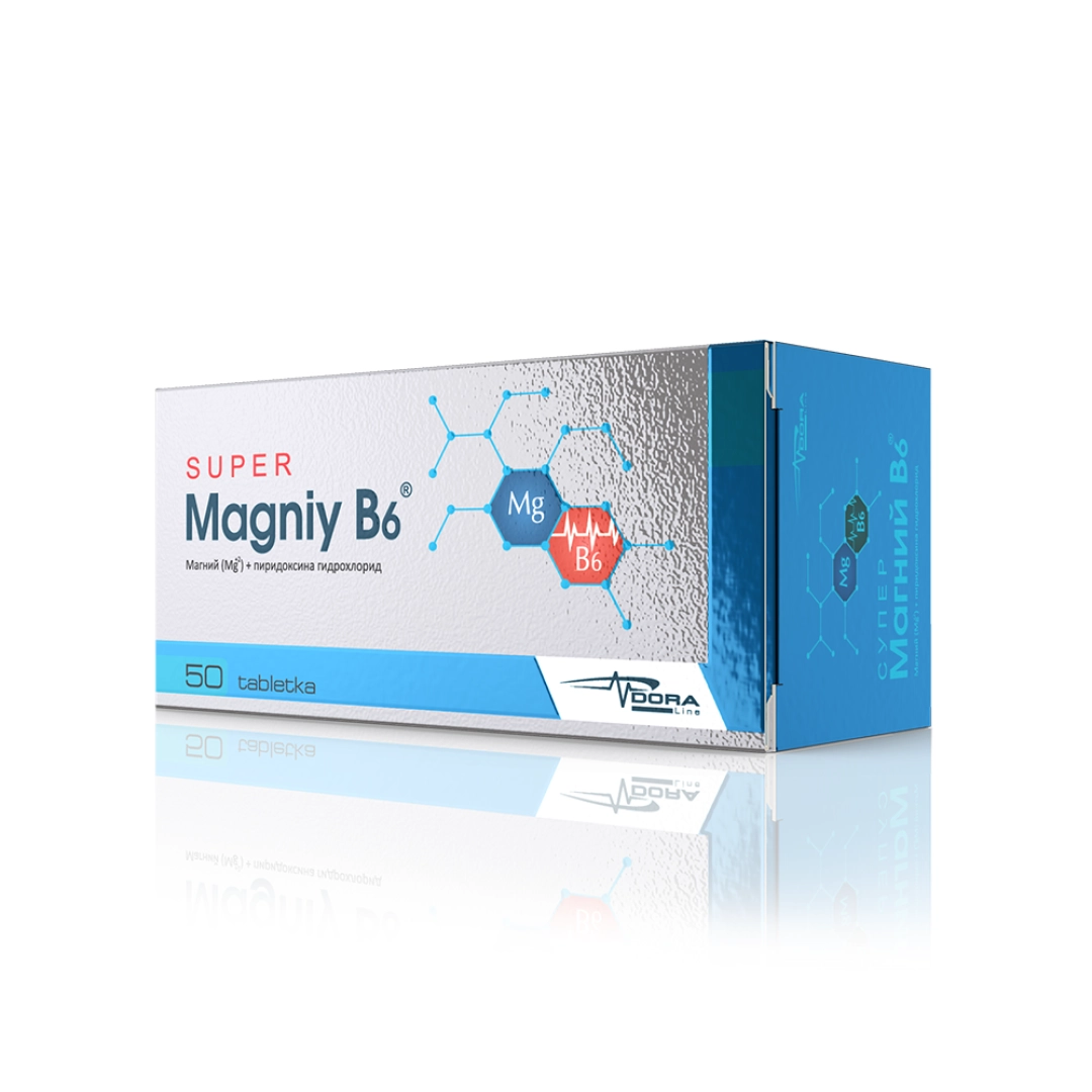 Doraline SuperMagniy B6 50 ta tabletka