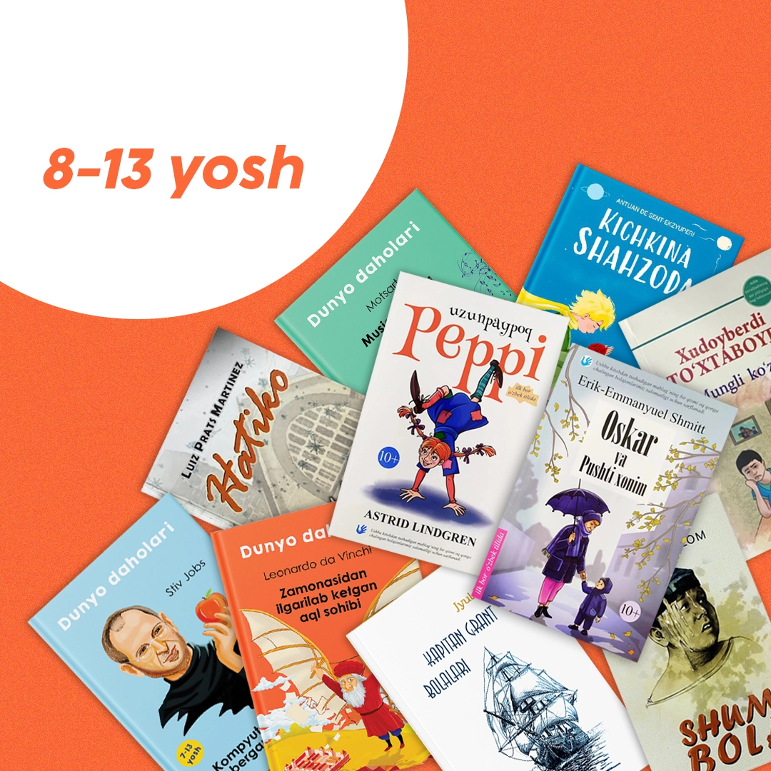 8-13 ёшли болажонлар учун