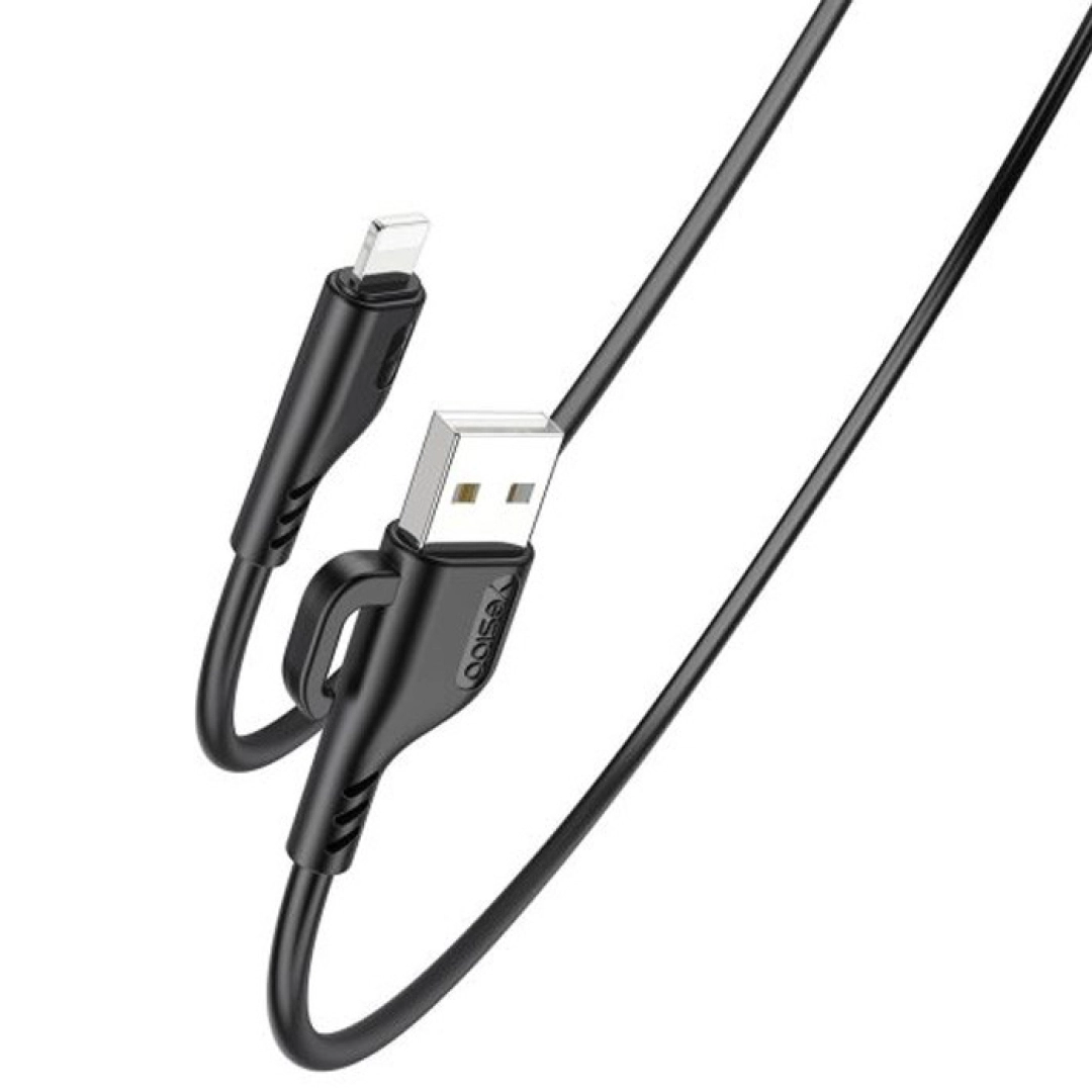 Yesido CA105 Lightning qora kabeli