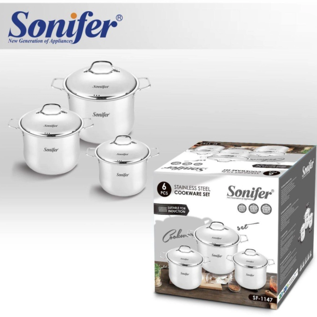 Sonifer SF-1147 kostryulkalar to'plami