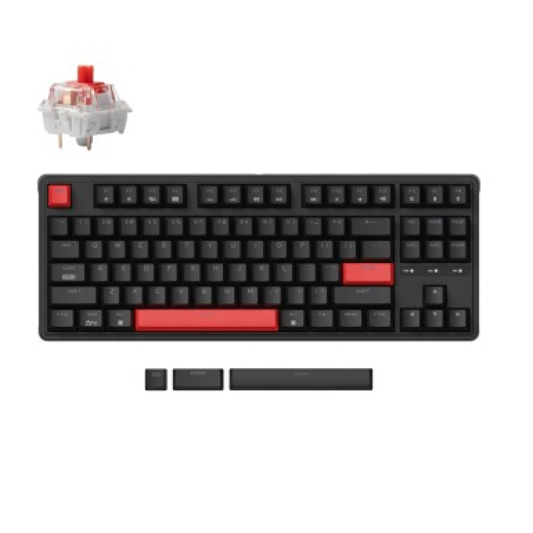 Mexanik klaviatura KKeychron C3 Pro 87 Key, K pro Brown, USB-A, QMK, Hot-swap