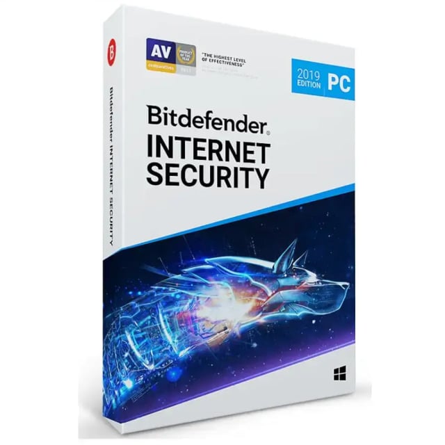 Bitdefender Internet Security 2 yilga 3ta kompyuterga internet tahdidlardan himoya uchun litsenziya