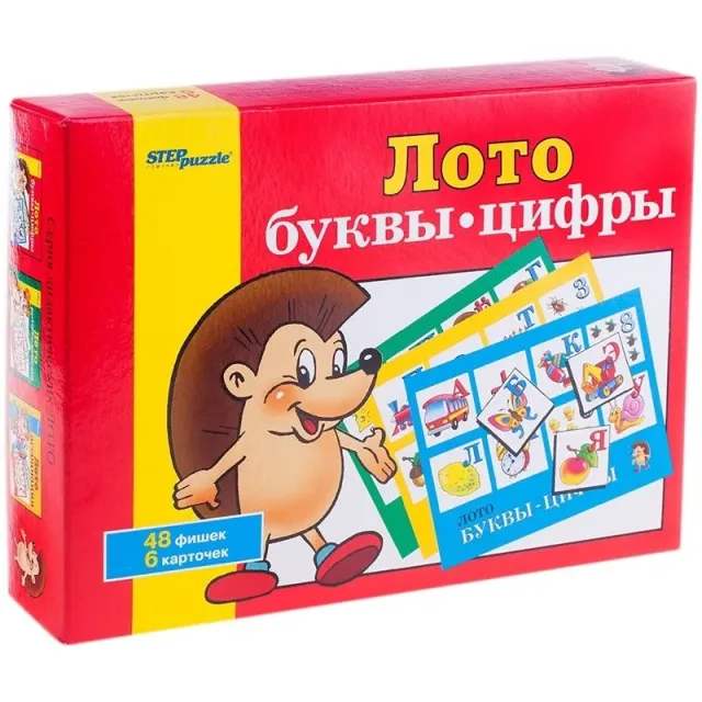 Лото Буквы-цифры Step company puzzle