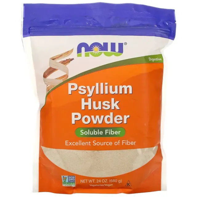 NOW Foods Psyllium Husk Powder, 24 oz (680 g) (05978)