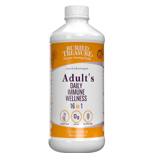 Buried Treasure Adult's Daily Immune Wellness (Prevention ACF), 16,54 fl oz (496 ml) (45684)
