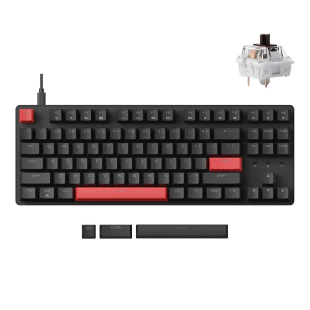 Lemokey X1 87key, Keychron (QMK/VIA) X1-A3-KAZ klaviaturasi, Brown
