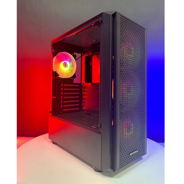 MYPRO GAMING MG 14 TG 4×Fan ARGB BLACK korpusi (NTA9150)