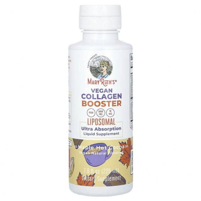 MaryRuth's Vegan Collagen Booster, qovurilgan shakar siropi va kakao bilan, 225 ml (62075)