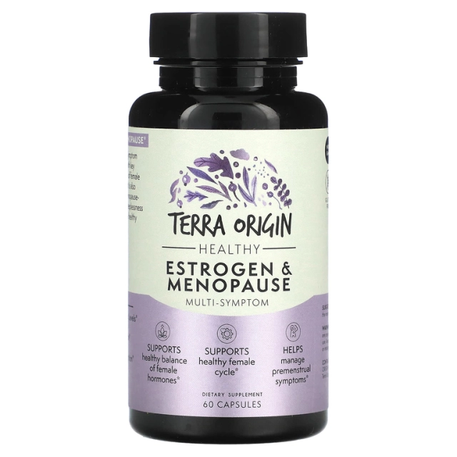 Terra Origin, Sog‘lom estrogen va menopauza, 60 kapsula (00777)